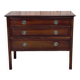 1950s English chest of drawers in mahogany