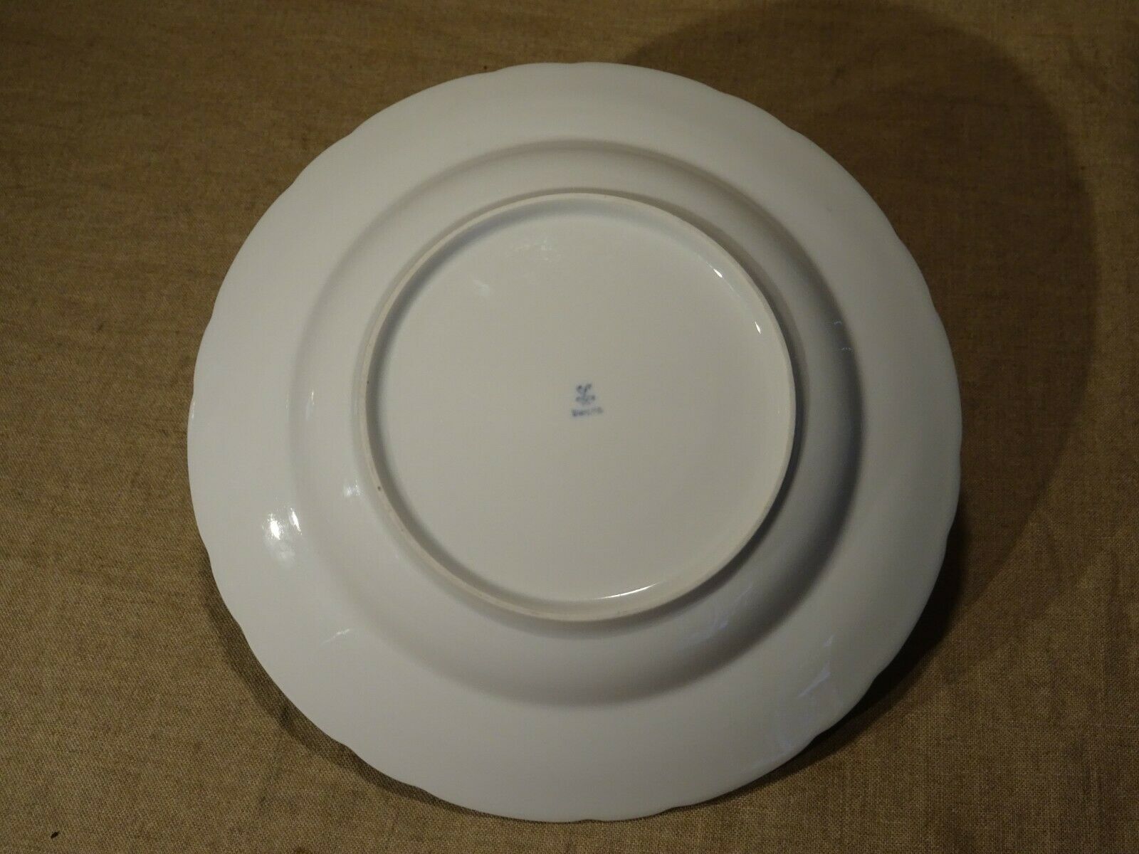 Hollow dish porcelain Bavaria decoration flowers pink cobalt blue