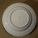 Hollow dish porcelain Bavaria decoration flowers pink cobalt blue