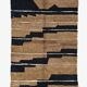 Contemporary brown and black rug - 10.1 x 6.7 ft / 307 x 205 cm