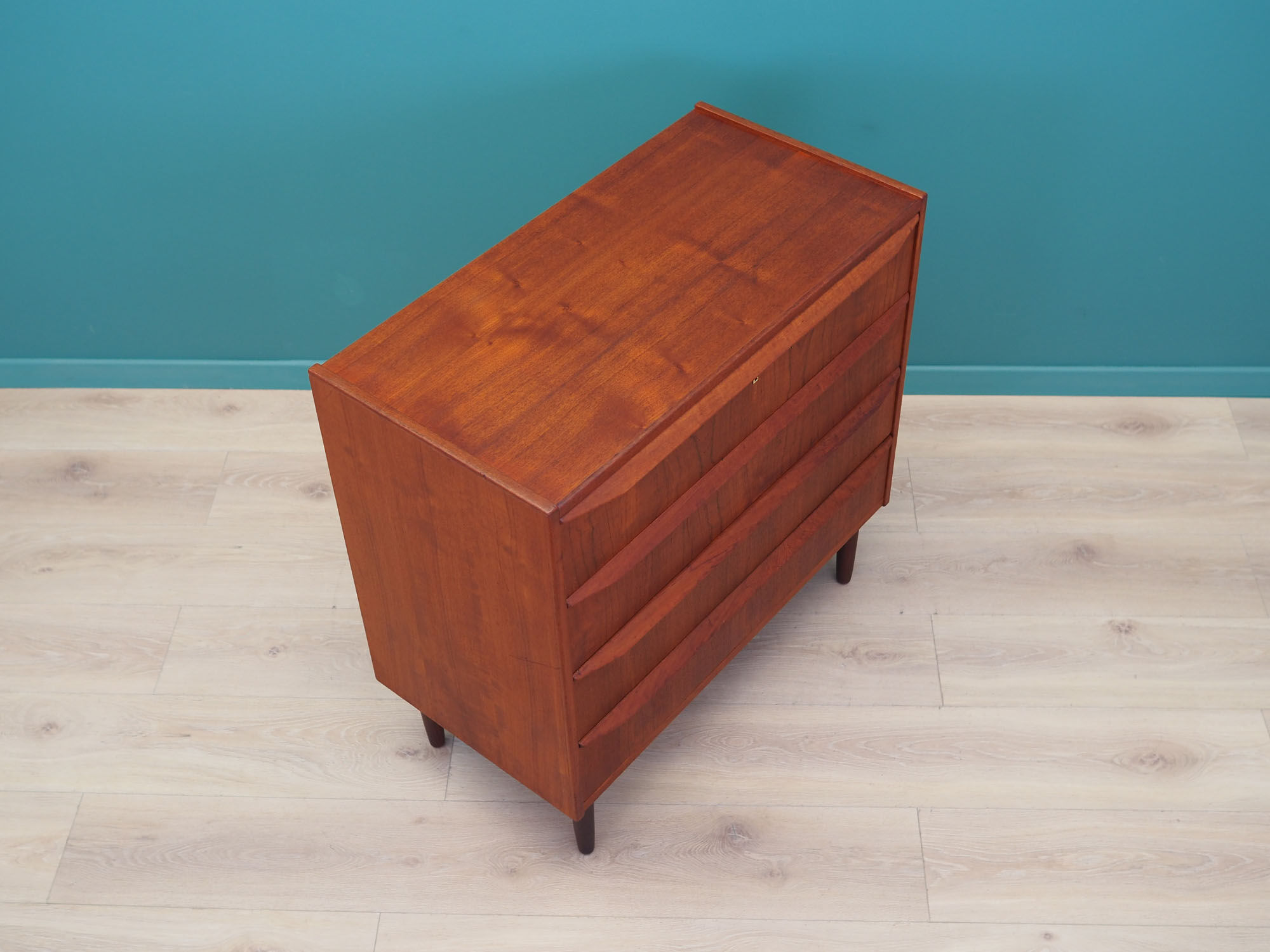 Teak chest of drawers, Danish design, 1970s, made in Denmark