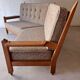 Corner bench by Guillerme and Chambron for Your House, France 60s