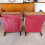 Pair of art deco armchairs