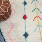 Handmade wool Berber rug 299 x 187cm