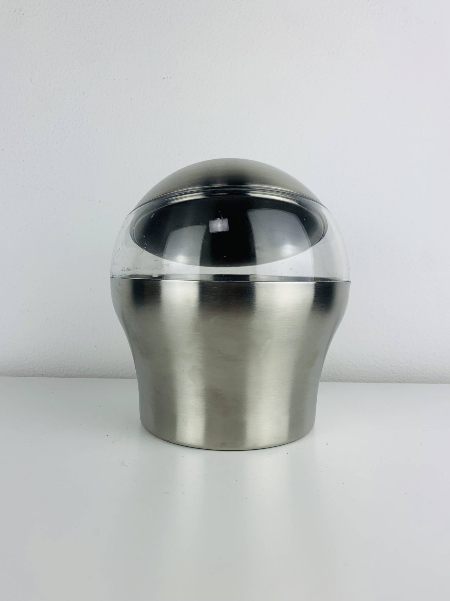 Stainless steel bowling ball ice bucket by WMF Cromargan