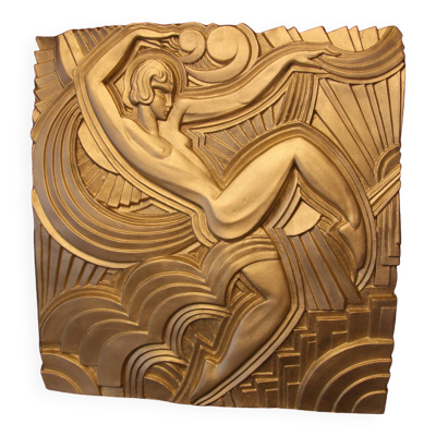 Bas relief Art Déco , folies bergères paris, art déco francais