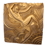 Bas-relief Art Deco, Folies Bergères Paris, French Art Deco