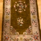 Chinese silk carpet, 124 cm x 62 cm