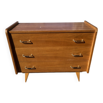 Compass foot chest of drawers
