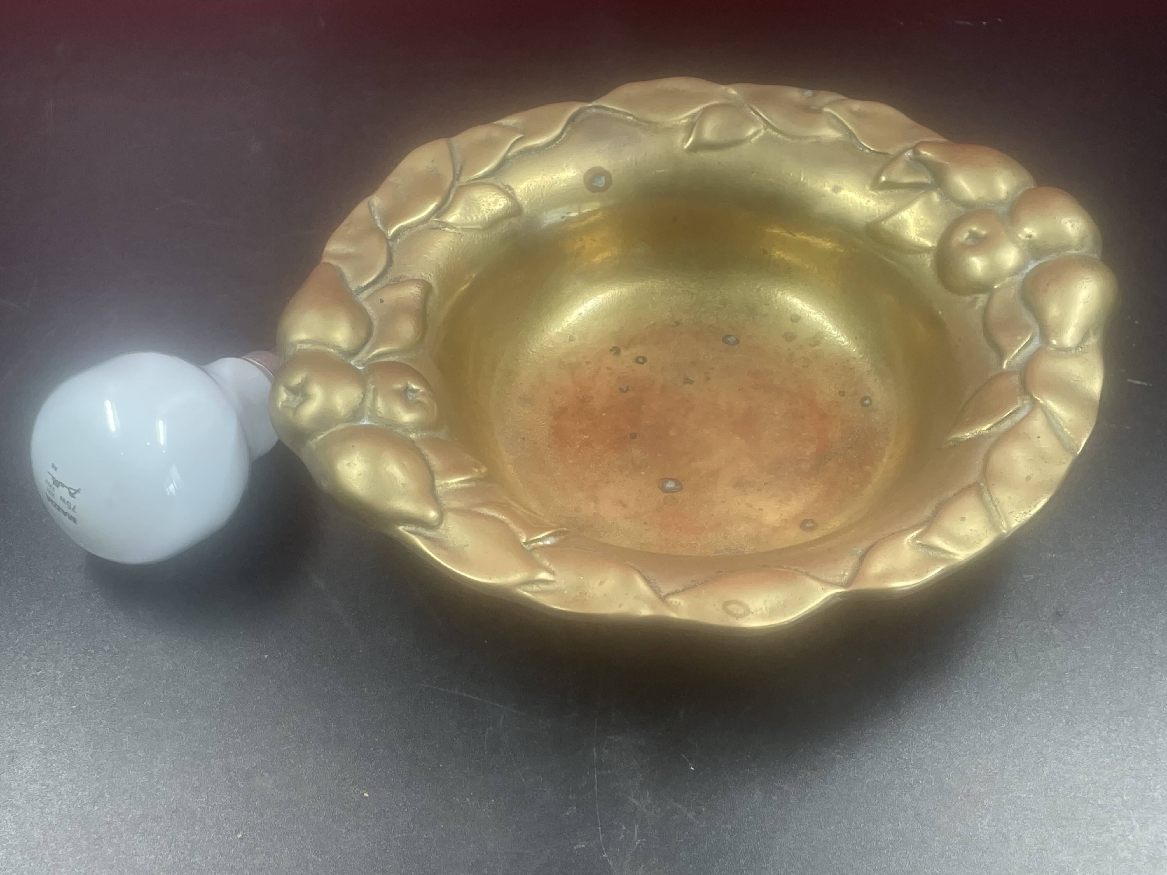 Pocket tray cup ring sizer bronze art nouveau style France