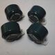 4 tasses bistrot bleu nuit et blanches