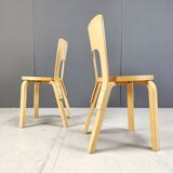 Model 66 dining chairs by Alvar Aalto for Artek, 1960s
