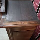Old display cabinet, classic style, solid oak