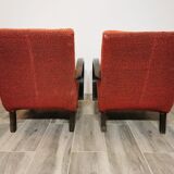 Pair of armchairs by Jindrich Halabala