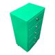 Chiffonnier art déco vert