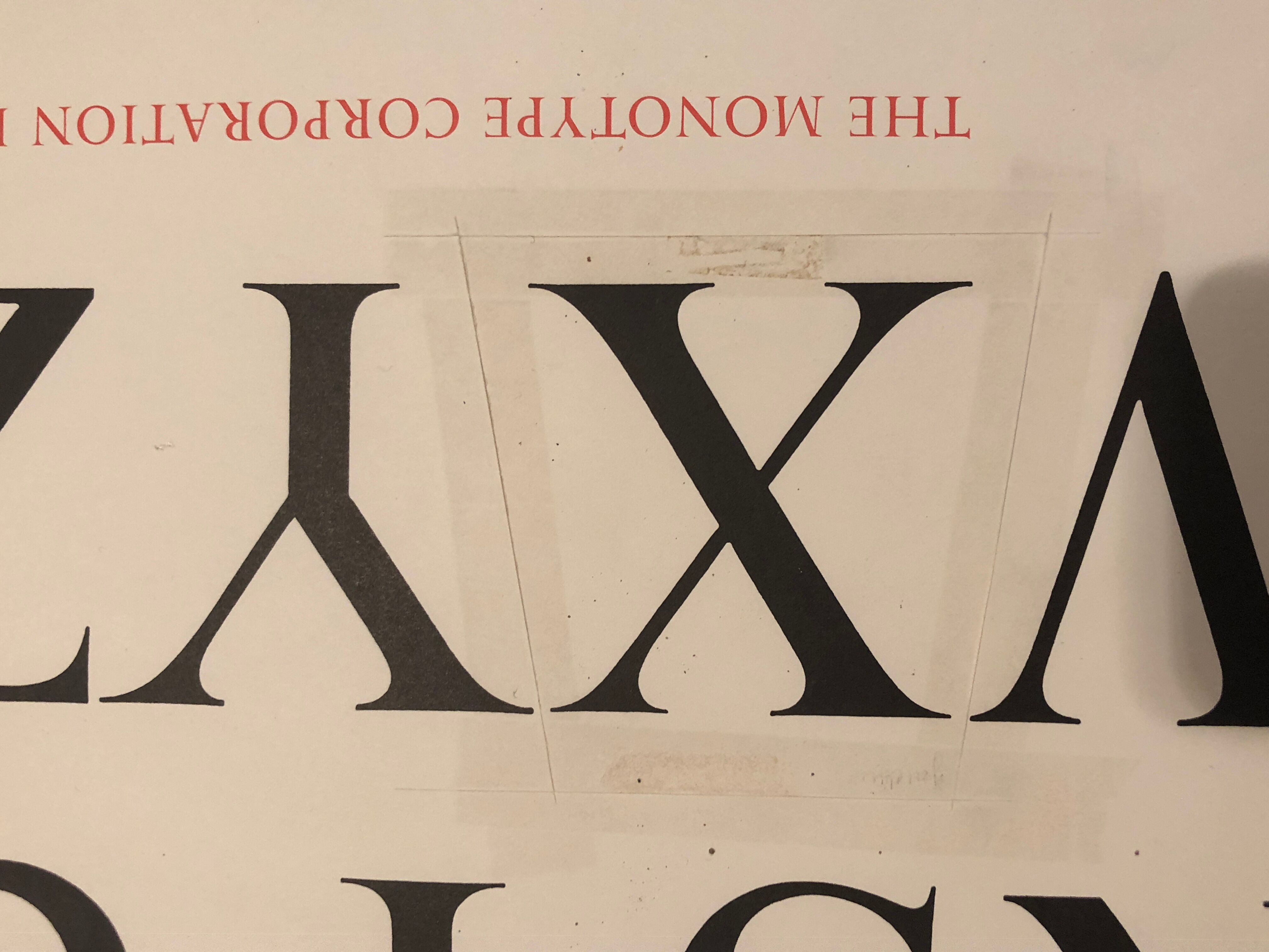 Typographic collection poster