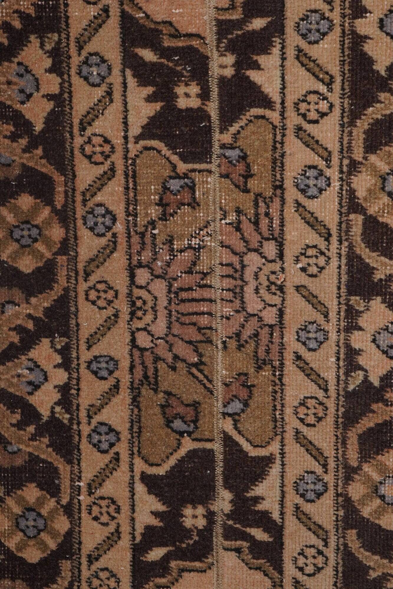 Vintage Turkish hallway rug 54x690 cm