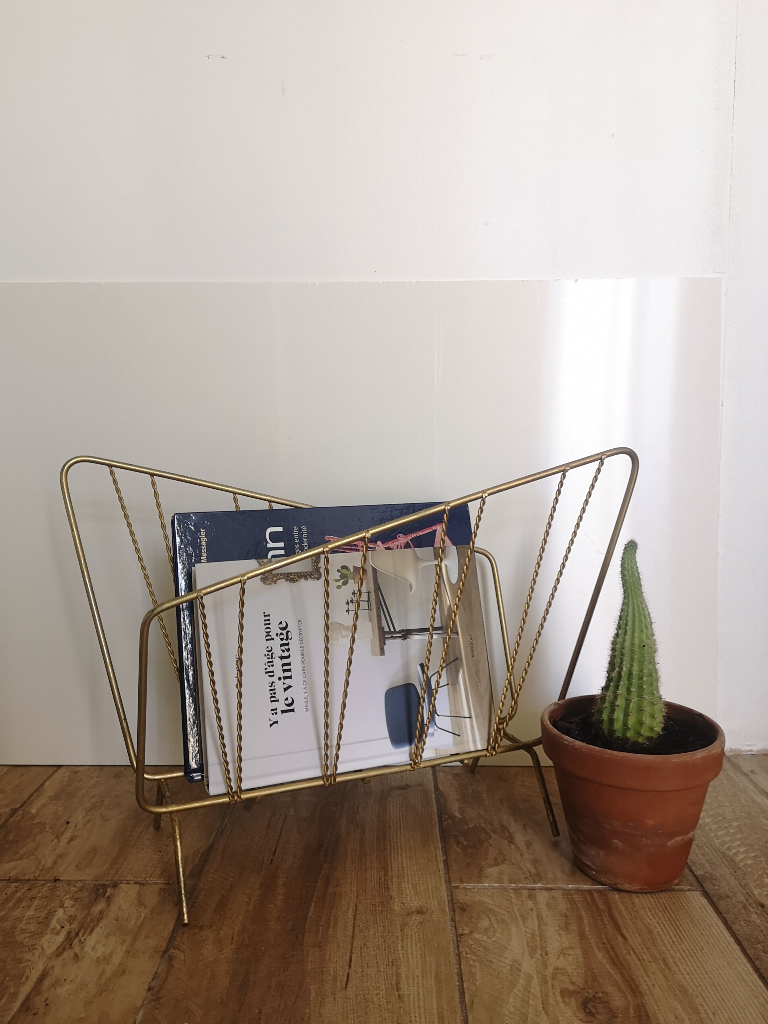 Vintage magazine door