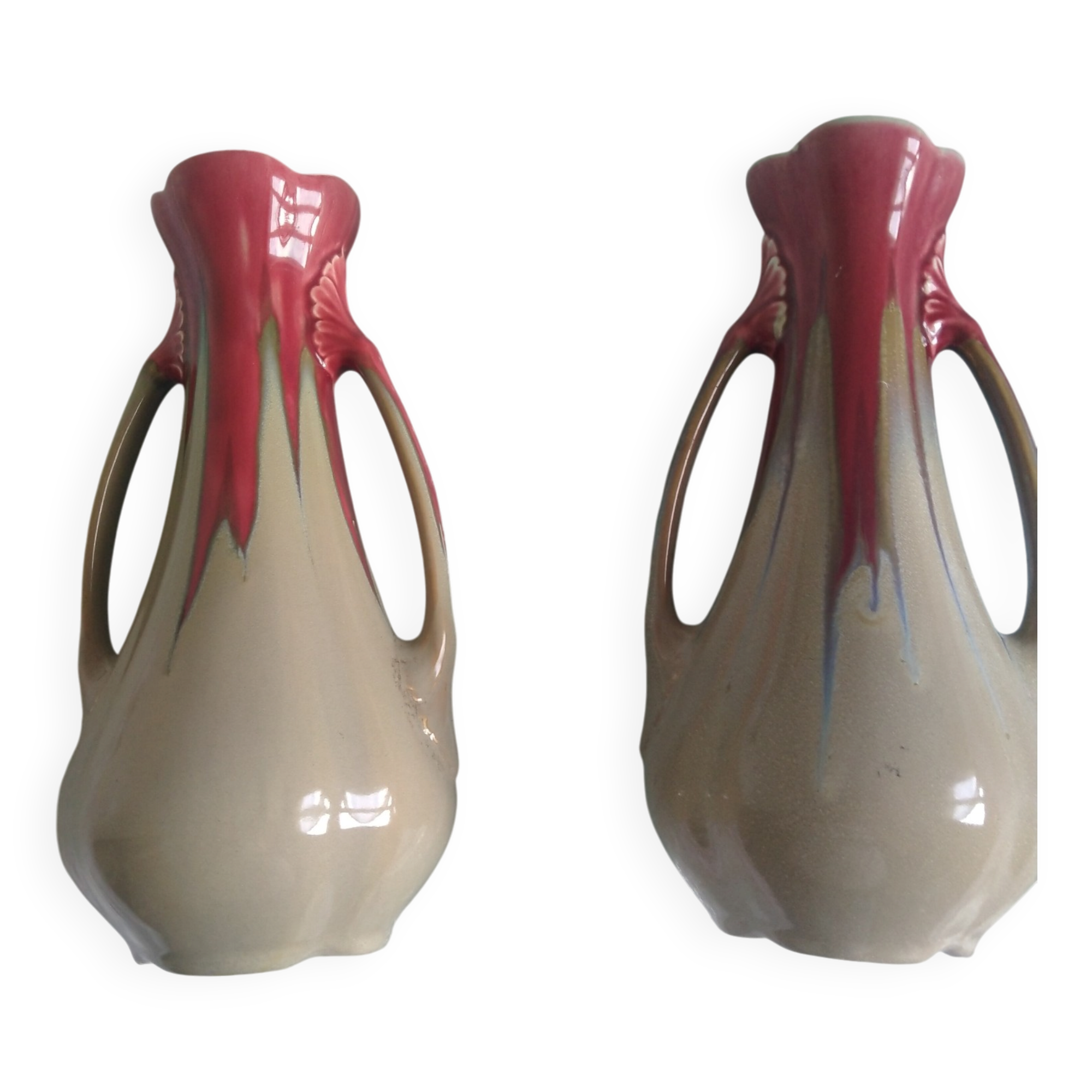 2 vases art nouveau