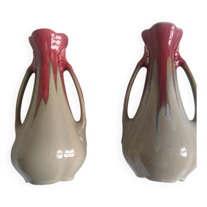 2 vases art nouveau