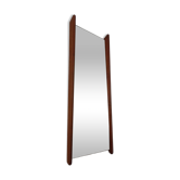 Large Teak Mirror by Uno & Östen Kristiansson for Luxus, Sweden, 1960s