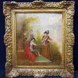 Painting "The Gallant Scene"