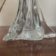 Pied de lampe en cristal 35cm