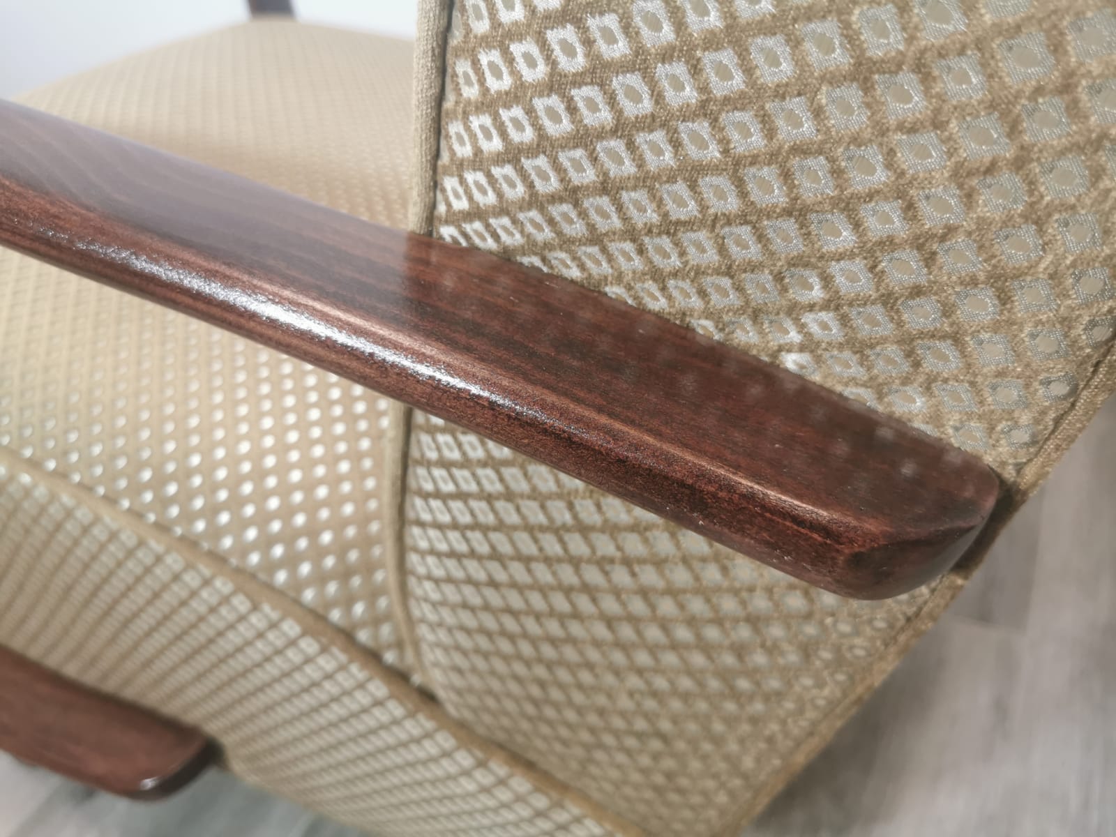 Armchair by Jindrich Halabala, 1940s