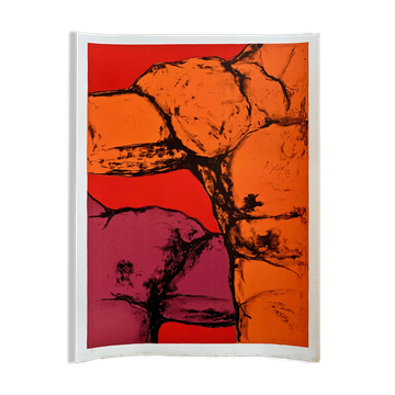 Maurice Legendre – "Two Torsoes", abstract lithograph from the 60s/70s.