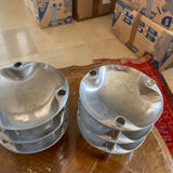 Lot of stainless saucers