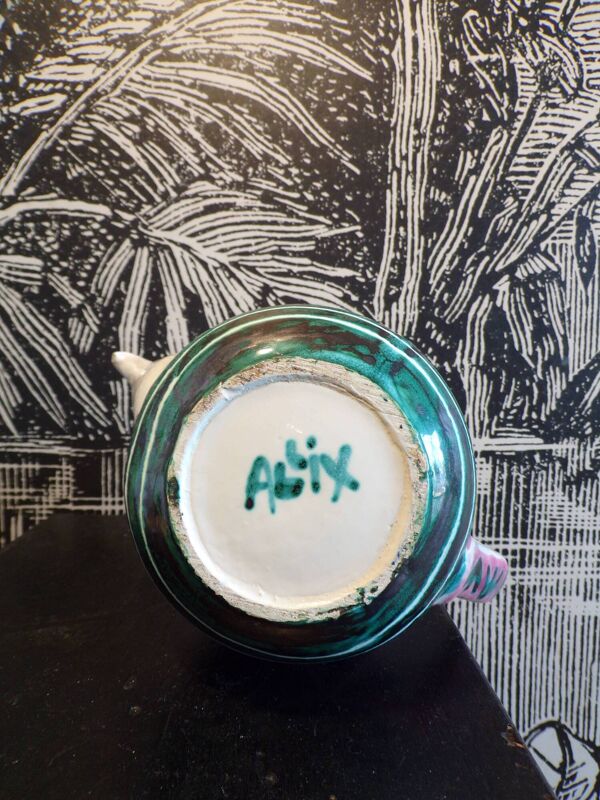 Cafetière céramique signée Allix Vallauris