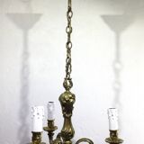 Lustre 3 lumières en bronze