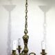 3-light bronze chandelier