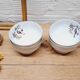 Set 4 bols porcelaine oiseaux de paradis