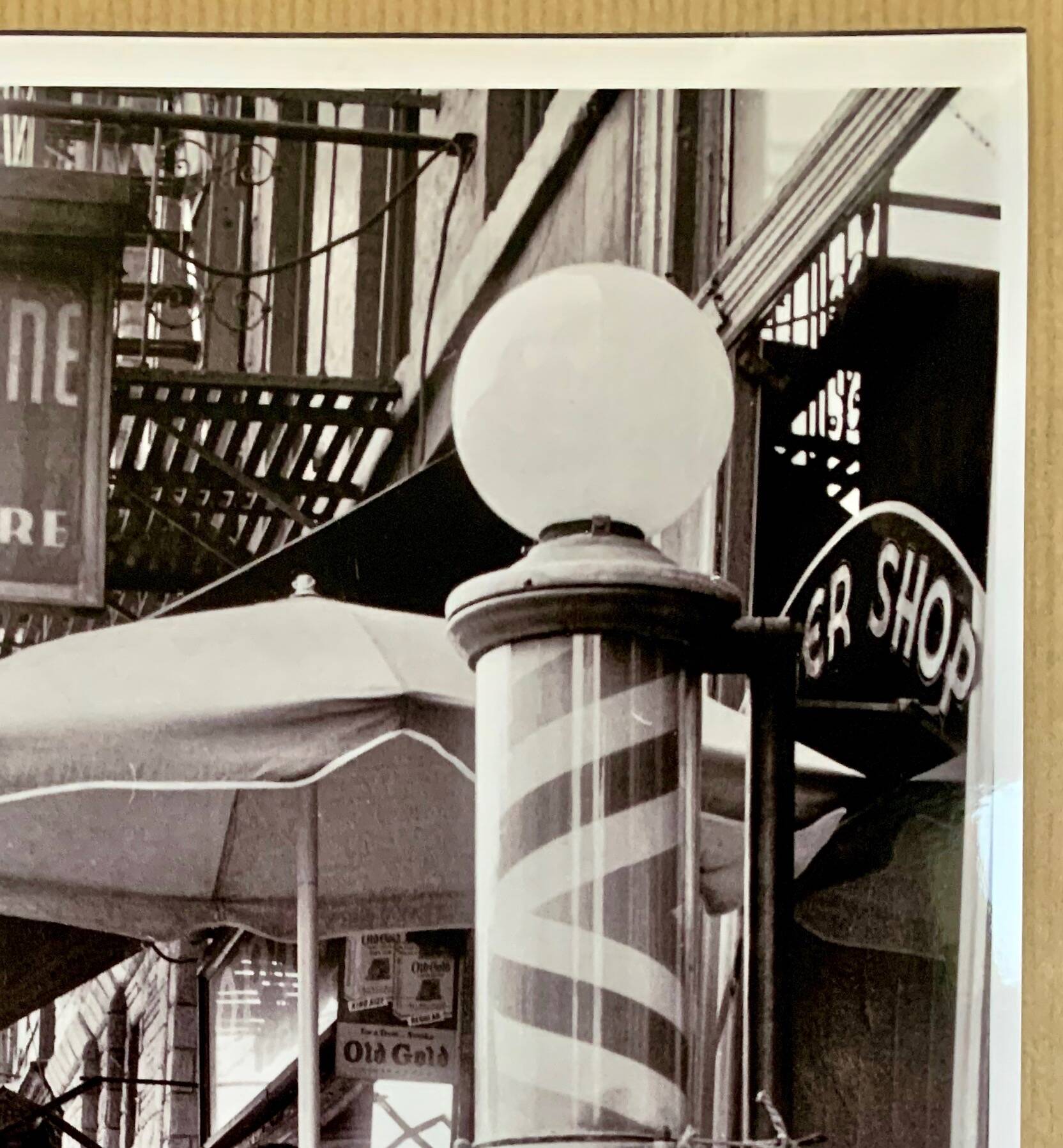 Timeless Street Scene – Barber Shop, Chatham Square, Chinatown (1956)
