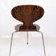 Lot de 6 chaises Ant modèle 3101 fabriquées en palissandre par Arne Jacobsen pour Fritz Hansen des années 1950