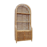 Emmanuelle-style rattan shelf 1960
