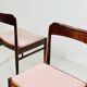 Danish mid-century palisander chairs by Ole Wanscher
