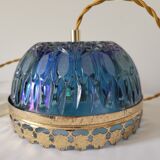 Blue glass suspension