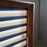 Vintage walnut wooden sideboard, 1960s, colour