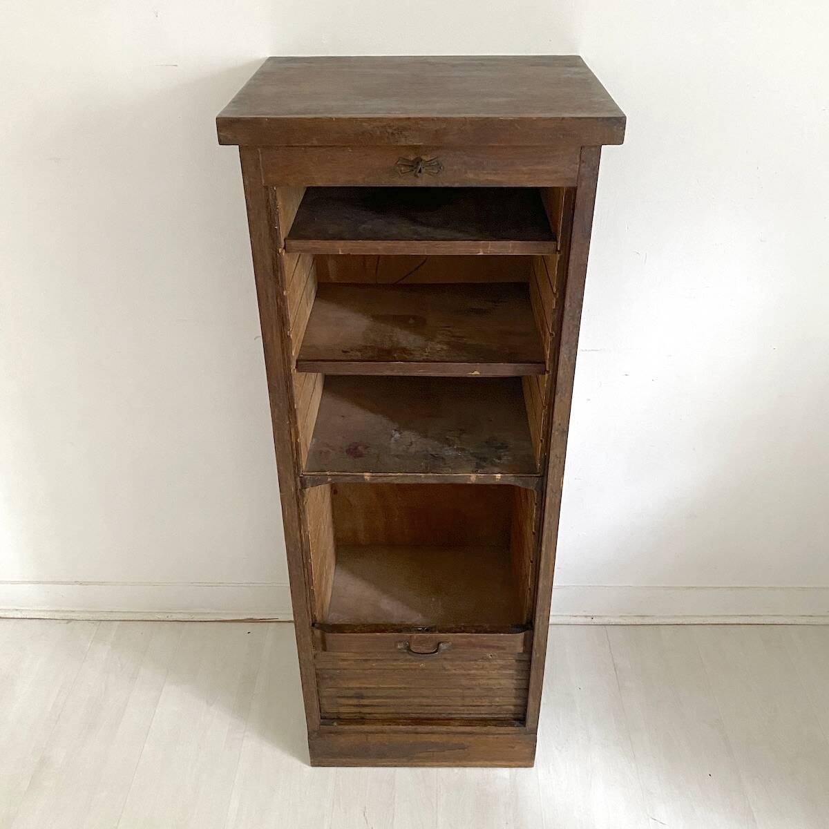Notary desk with curtain from the 1930s