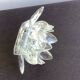 Water lily flower crystal candle holder