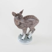 Porcelain deer figurine, Danish design, 1970s, manufacturer: Bing & Grøndah