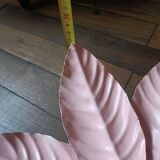 Vintage pink flower wall light