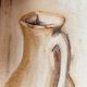 Signed still life painting in Provence "alcove with the jug"