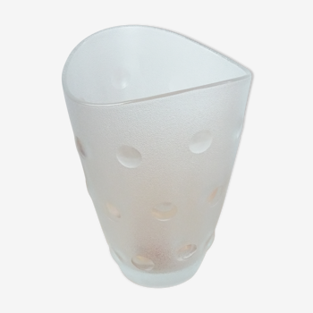 Polka Dots glass vase from 1970