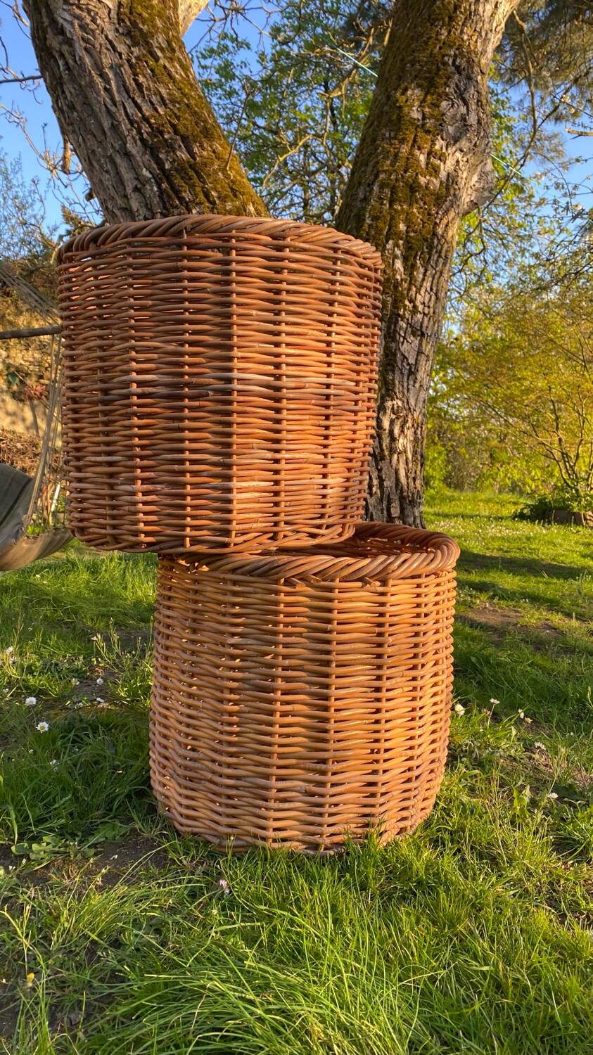 Large XXL rattan planters