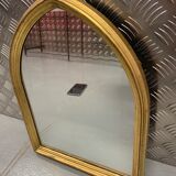 Miroir ancien en bois doré - 42x31cm
