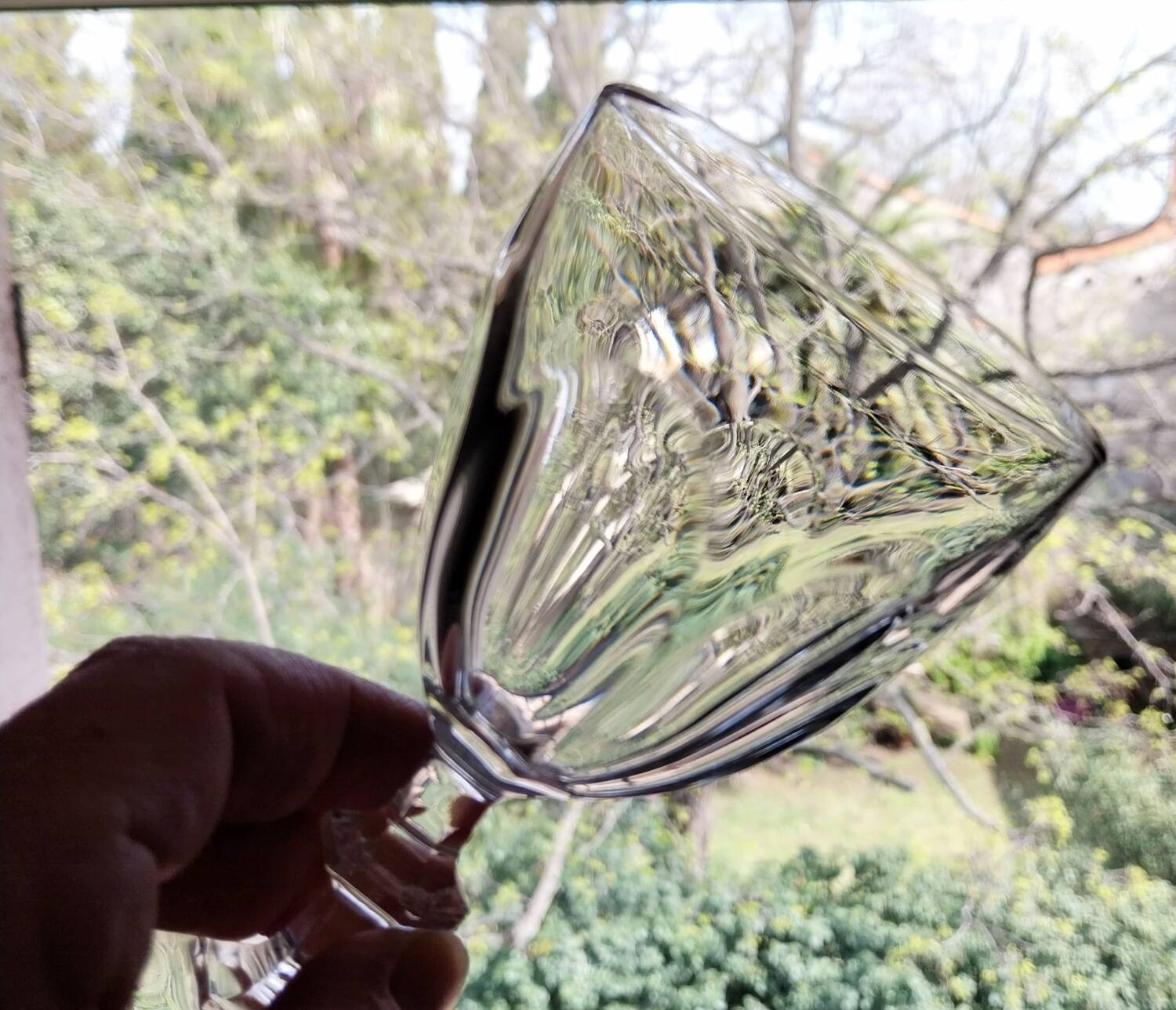 Arques Durand crystal stemmed glasses, Rambouillet model