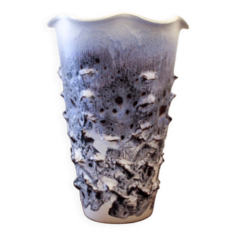 Vallauris textured ceramic vase